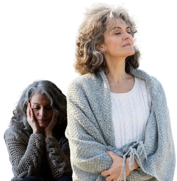 Foto mulher fibromialgia Pedras Quentes